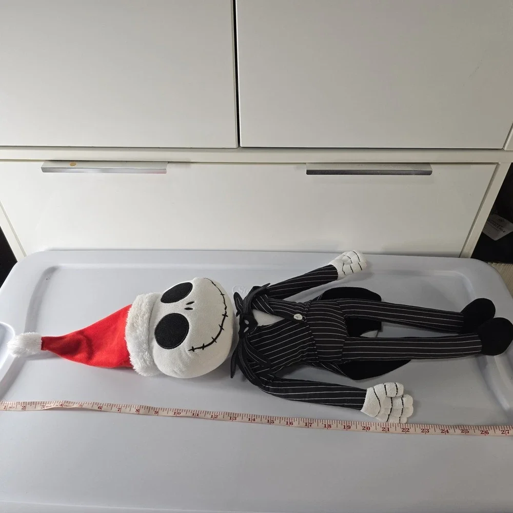 Disney Jack Skellington Santa Hat Plush The Big One Nightmare Before Christmas